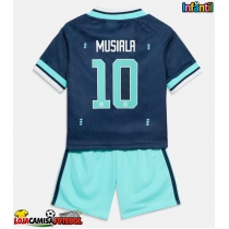 Camisa de Futebol Alemanha Jamal Musiala #10 Equipamento Secundário Infantil Mundo 2026 Manga Curta (+ Calças curtas)